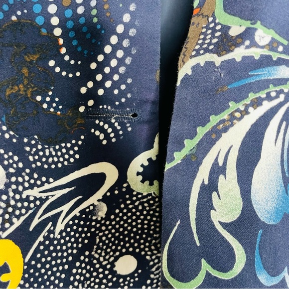 Chico’s Colorful Floral Multicolored Whimsical jacket w/ pockets Size 3/XL/16 - Picture 11 of 13